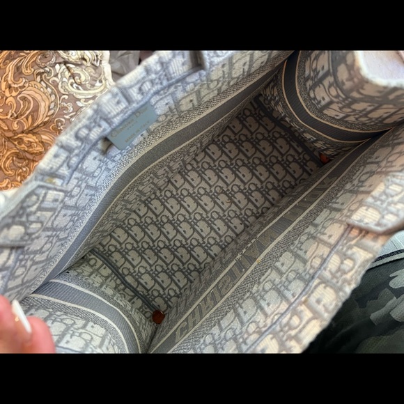 Dior medium book tote grey - Picture 4 of 9